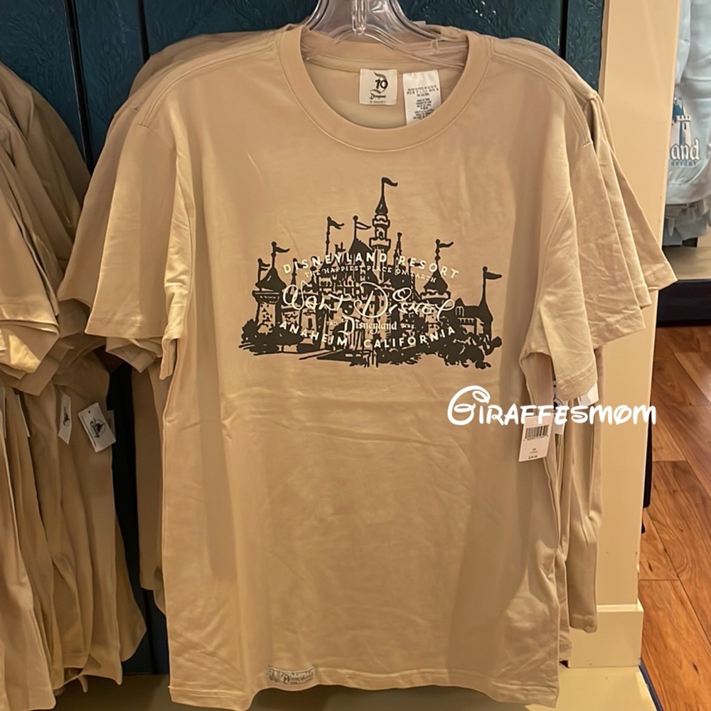 Disneyland Resort The Happiest Place on Earth Walt Disney Tan T-Shirt